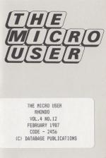 The Micro User 4.12 Front Cover