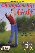 Championship Golf Front Cover
