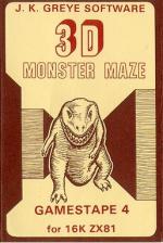 3D Monster Maze Front Cover