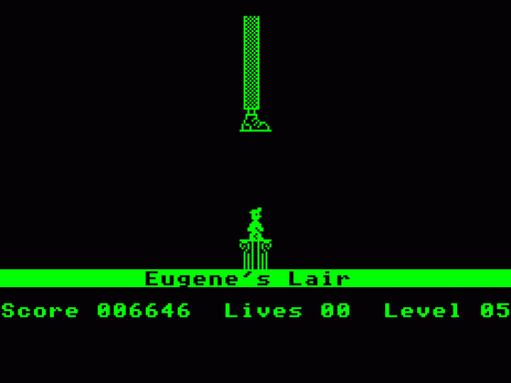 Manic Miner Screenshot 12 (Acorn Atom)