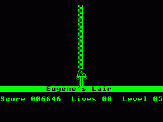 Manic Miner Screenshot 13 (Acorn Atom)