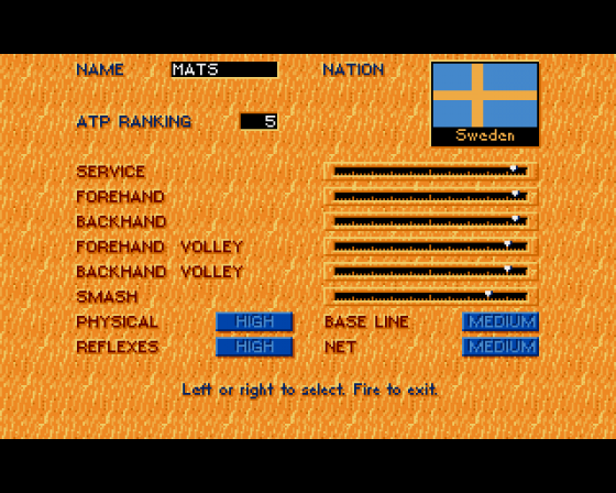 Tennis Cup 2 Screenshot 8 (Amiga 500)