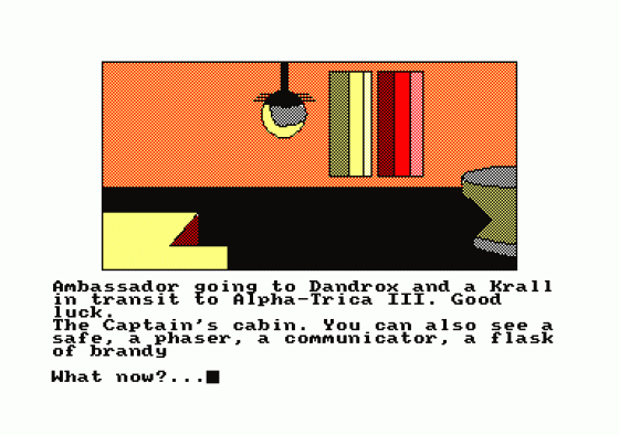 Star Wreck Screenshot 1 (Amstrad CPC464)