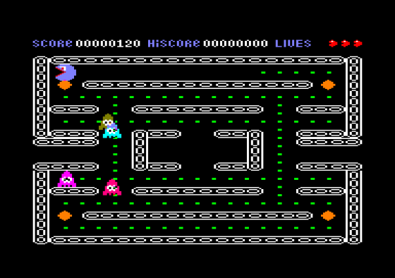 Munch It Screenshot 1 (Amstrad CPC464)