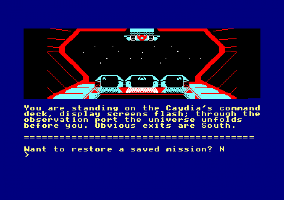 Rebel Planet Screenshot 1 (Amstrad CPC464)
