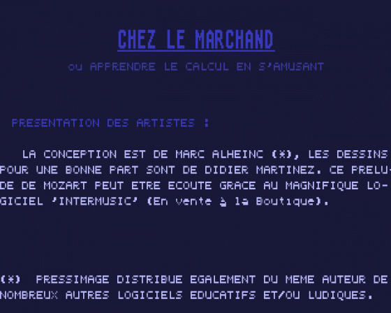 Chez le Marchand