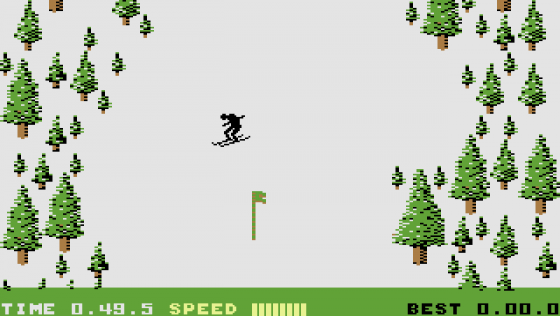 Winter Olympics Screenshot 5 (Commodore 16)