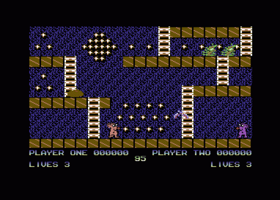 Cheeky Twins Screenshot 1 (Commodore 64)