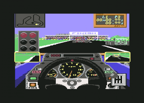 Grand Prix Circuit Screenshot 8 (Commodore 64)