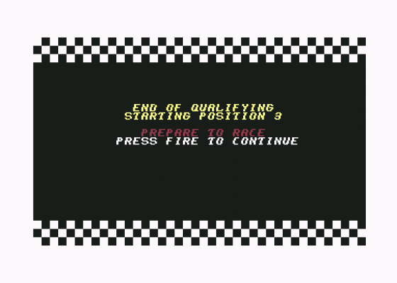 Grand Prix Circuit Screenshot 9 (Commodore 64)