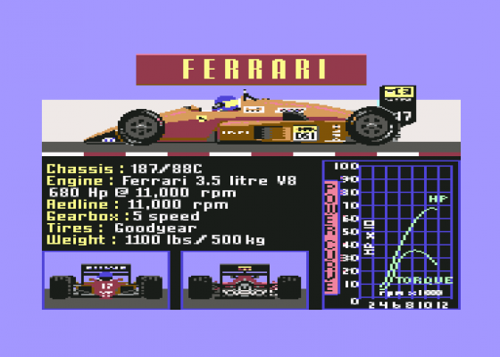 Grand Prix Circuit Screenshot 11 (Commodore 64)