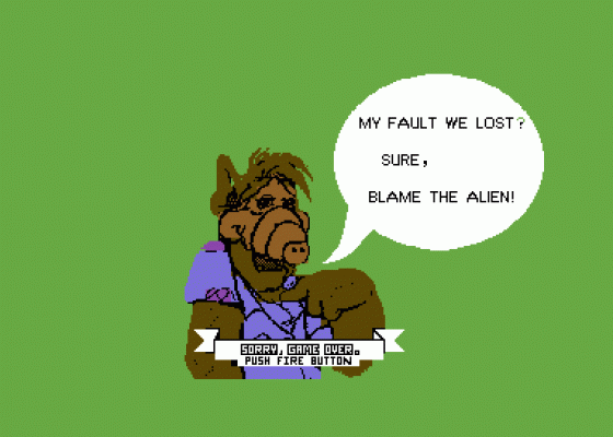Alf: The First Adventure Screenshot 5 (Commodore 64/128)