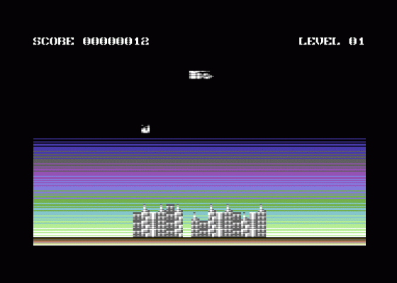Lunar Blitz Screenshot 1 (Commodore 64)