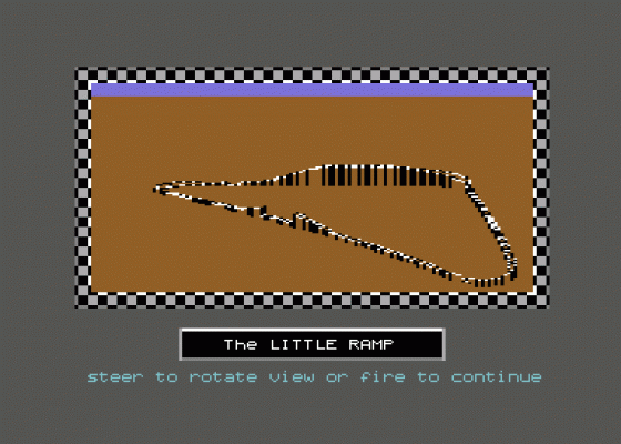 Stunt Car Racer Screenshot 13 (Commodore 64/128)