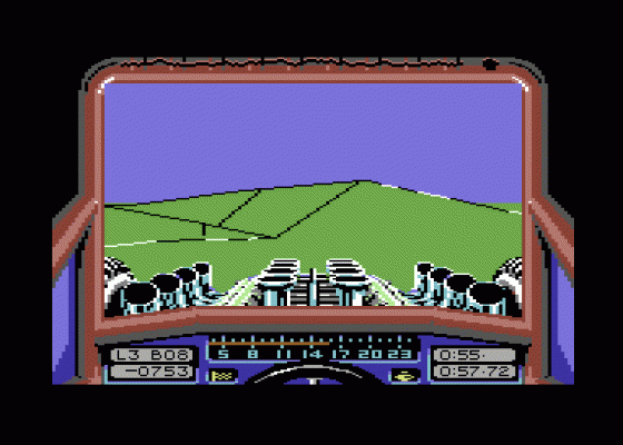 Stunt Car Racer Screenshot 17 (Commodore 64/128)