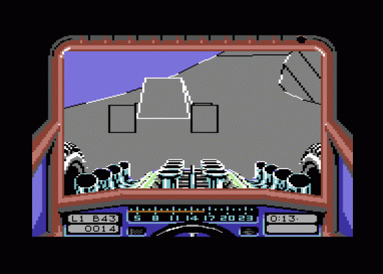 Stunt Car Racer Screenshot 21 (Commodore 64/128)