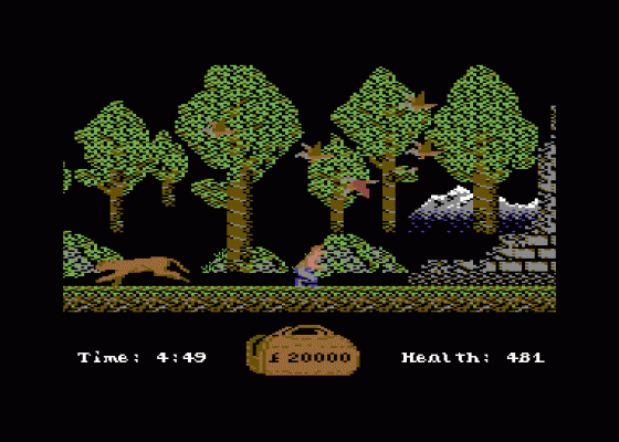 In 80 Days Around The World Screenshot 6 (Commodore 64)