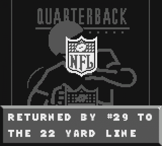 NFL Quarterback Club Screenshot 5 (Game Boy)