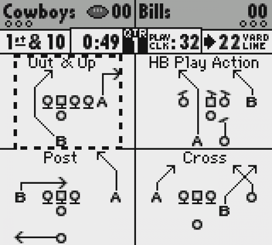 NFL Quarterback Club Screenshot 7 (Game Boy)