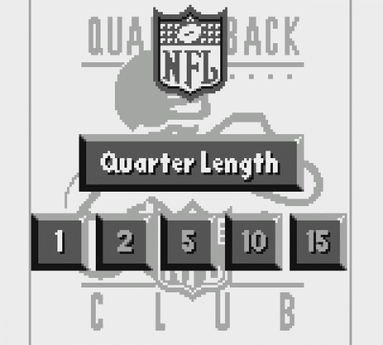 NFL Quarterback Club Screenshot 15 (Game Boy)
