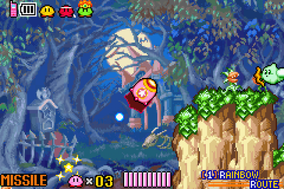 Kirby And The Amazing Mirror Screenshot 9 (Game Boy Advance)