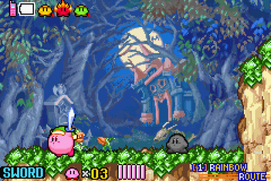 Kirby And The Amazing Mirror Screenshot 16 (Game Boy Advance)