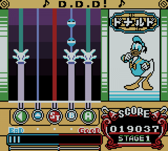 pop'n music GB: Disney Tunes Screenshot 5 (Game Boy Color)