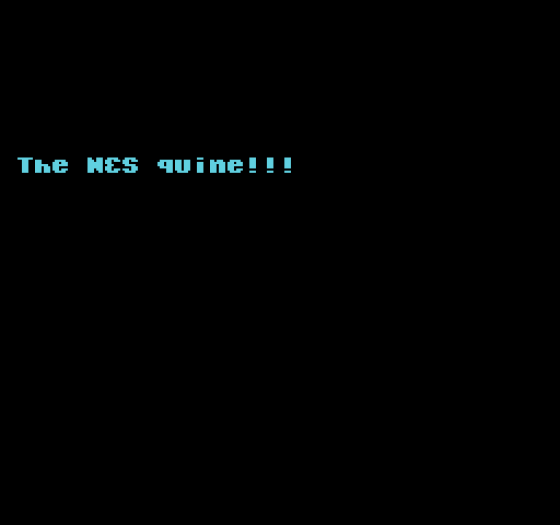The NES Quine