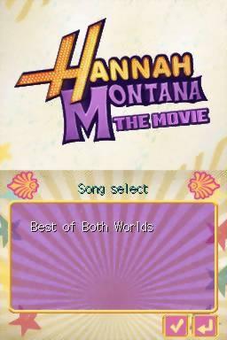 Hannah Montana: The Movie Screenshot 6 (Nintendo DS)