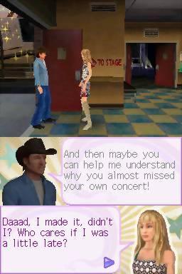 Hannah Montana: The Movie Screenshot 7 (Nintendo DS)