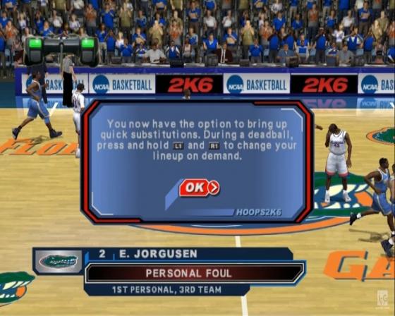 College Hoops 2K6 Screenshot 29 (PlayStation 2 (US Version))