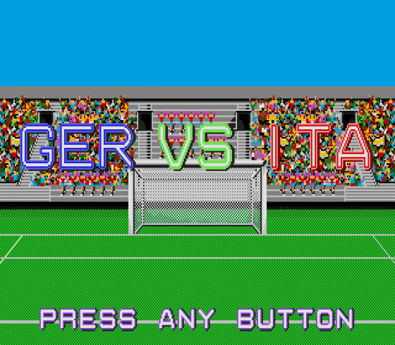 Tecmo World Cup Screenshot 5 (Sega Genesis)