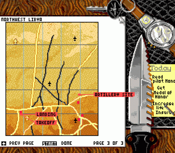 LHX Attack Chopper Screenshot 8 (Sega Genesis)