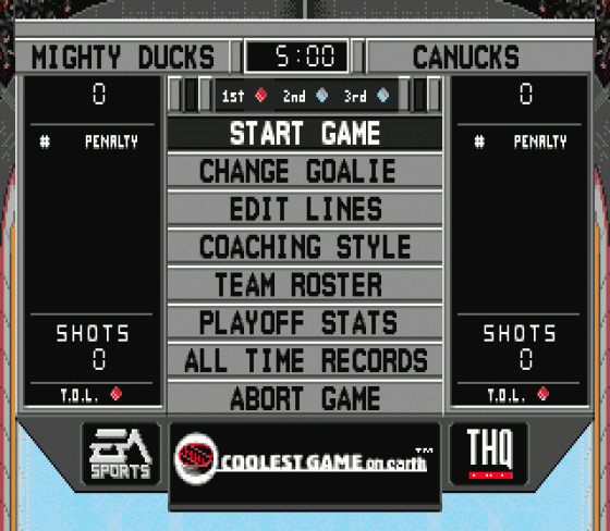 NHL 98 Screenshot 8 (Sega Genesis)