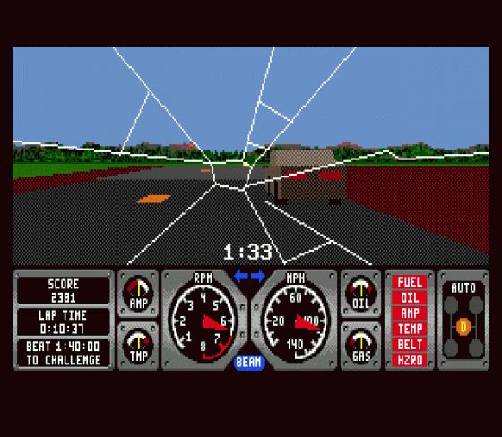 Hard Drivin' Screenshot 12 (Sega Genesis)
