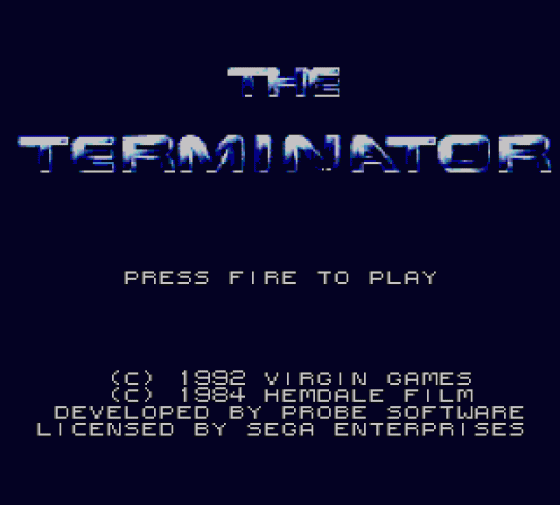 The Terminator Screenshot 8 (Sega Master System (EU Version))