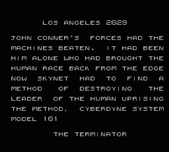 The Terminator Screenshot 9 (Sega Master System (EU Version))