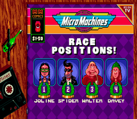 Micro Machines: Turbo Tournament 96 Screenshot 9 (Sega Mega Drive (EU Version))