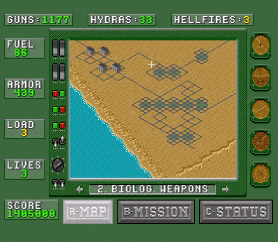 Desert Strike: Return To The Gulf Screenshot 28 (Sega Mega Drive (EU Version))