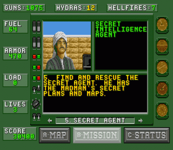 Desert Strike: Return To The Gulf Screenshot 43 (Sega Mega Drive (EU Version))