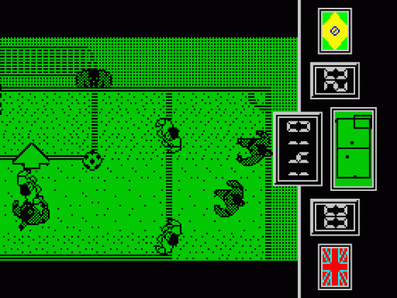 Fighting Soccer Screenshot 17 (Spectrum 128K)
