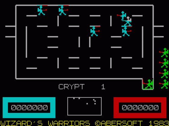 The Wizard Warriors Screenshot 1 (Spectrum 48K)