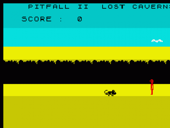 Pitfall II: Lost Caverns Screenshot 8 (Spectrum 48K)