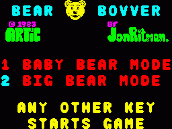 Bear Bovver Screenshot 19 (Spectrum 48K)