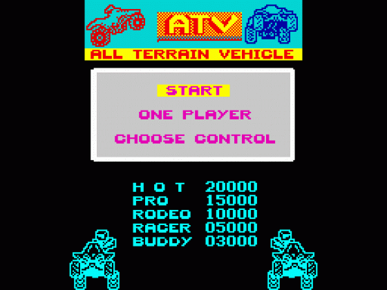 ATV Simulator Screenshot 6 (Spectrum 48K/128K)