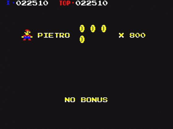 Pietro Bros Screenshot 22 (Spectrum 48K/128K/+2/+3)