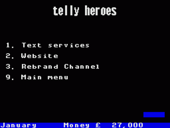 Telly Heroes Screenshot 24 (Spectrum 48K/128K)