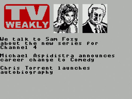 Telly Heroes Screenshot 40 (Spectrum 48K/128K)