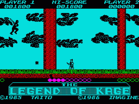Legend Of Kage Screenshot 5 (Spectrum 48K)
