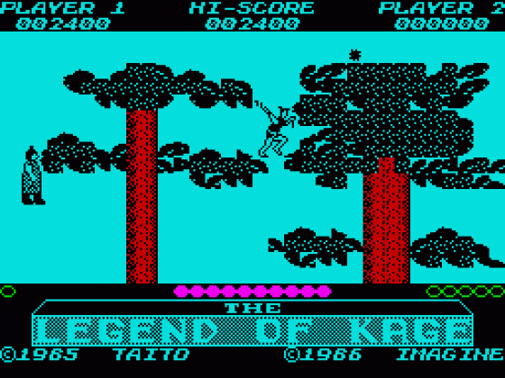 Legend Of Kage Screenshot 6 (Spectrum 48K)